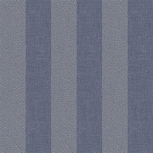 Audrey Blue Tweed Stripe Wallpaper