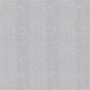 Audrey Light Grey Tweed Stripe Wallpaper