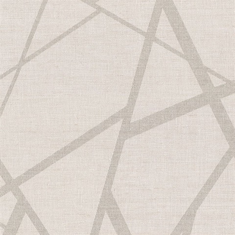 Avatar White Abstract Geometric Wallpaper