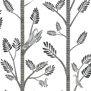 Aviary Branch Peel and Stick Wallpaper