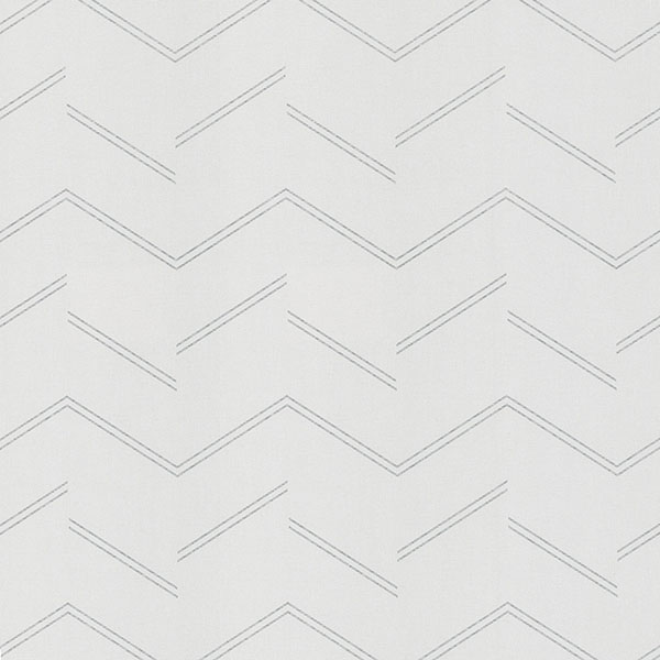 Aviator Silver Abstract Chevron Wallpaper