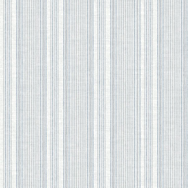 Ayanna Blue Striped Wallpaper