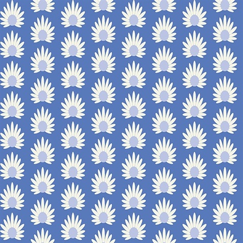 Azure Fleur Peel & Stick Wallpaper