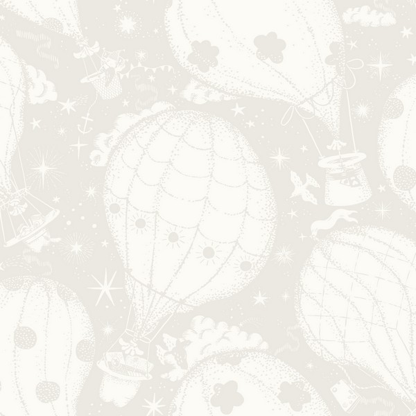 Ballongerna Grey Wallpaper