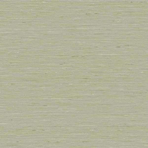 Bangkok Fall Green Faux Silk Wallpaper