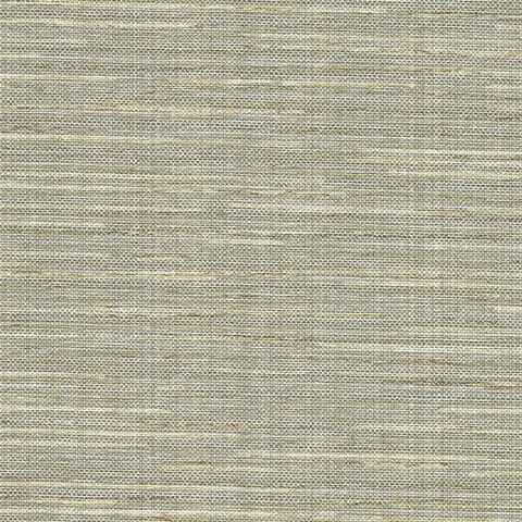Bay Ridge Beige Linen Texture Wallpaper