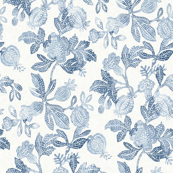 Beach Rose Blue Floral Fruits Wallpaper