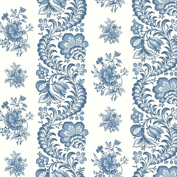 Beaumont Blue Wallpaper