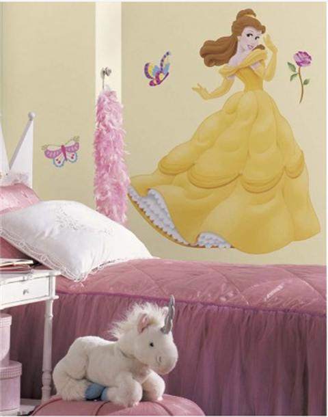 Belle Giant Wall Decal