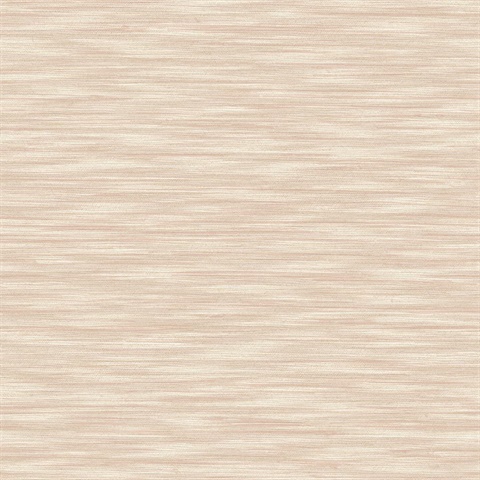Benson Coral Variegated Stripe Wallpaper