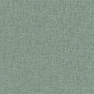 Bentley Green Faux Linen Wallpaper
