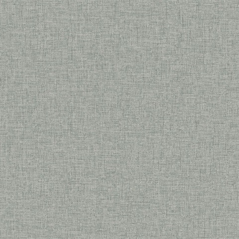Bentley Slate Faux Linen Wallpaper