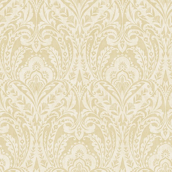 Berkshire Butter Damask Wallpaper
