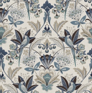 Bernadette Blue Wallpaper