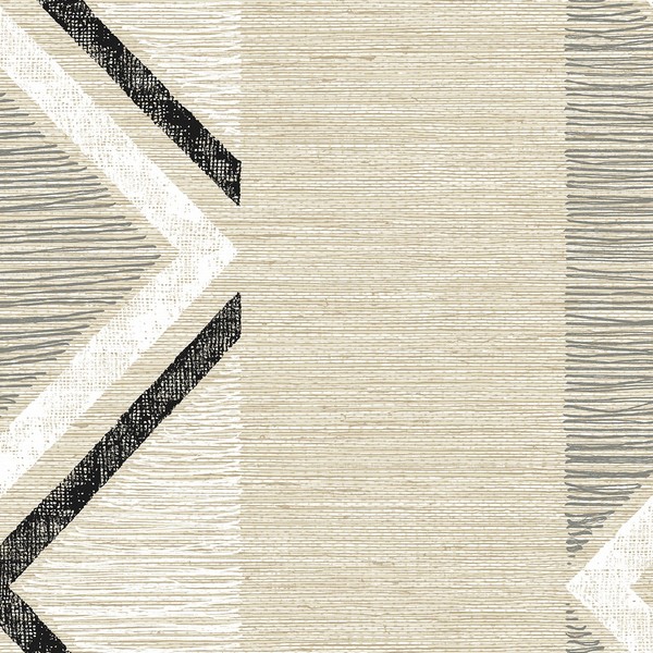 Beswick Chevron Birch Bark Wallpaper