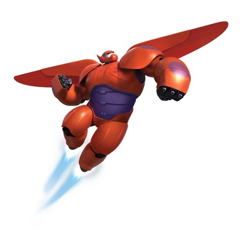 Big Hero 6 Baymax Peel And Stick Giant Wall Decals