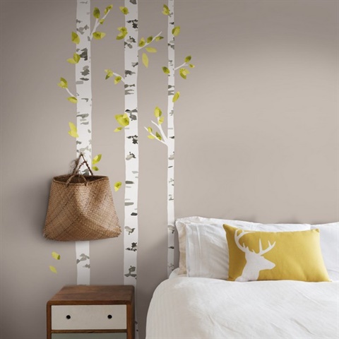 Birch Trees Peel And Stick Giant Wall Decals