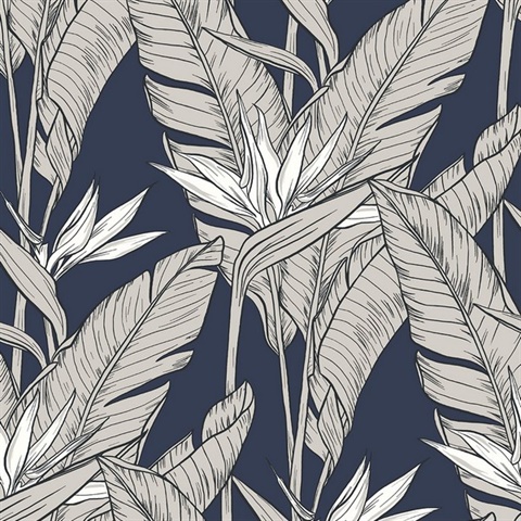 Birds of Paradise Peel & Stick Wallpaper