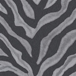 Black and Silver Zebra Print Wallpaper