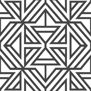 Black Linear Peel & Stick Wallpaper