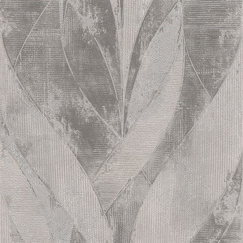 Blake Sterling Leaf Wallpaper
