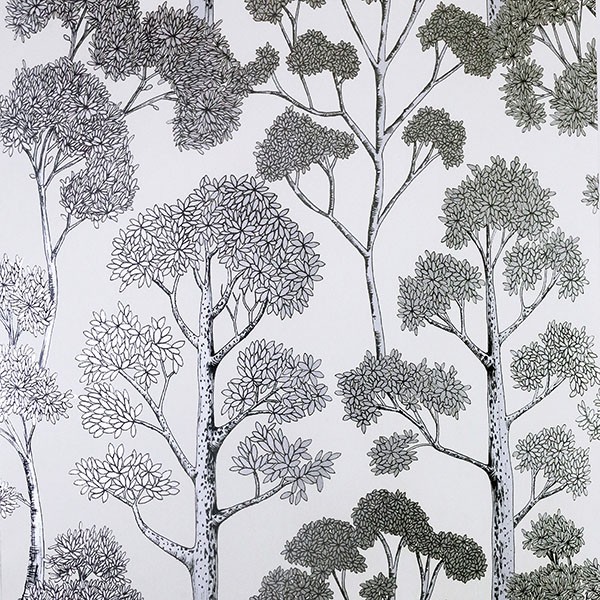 Blanche Silver Trees Wallpaper