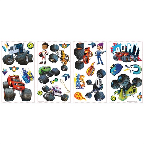 Blaze & The Monster Machines Peel And Stick Wall Decals