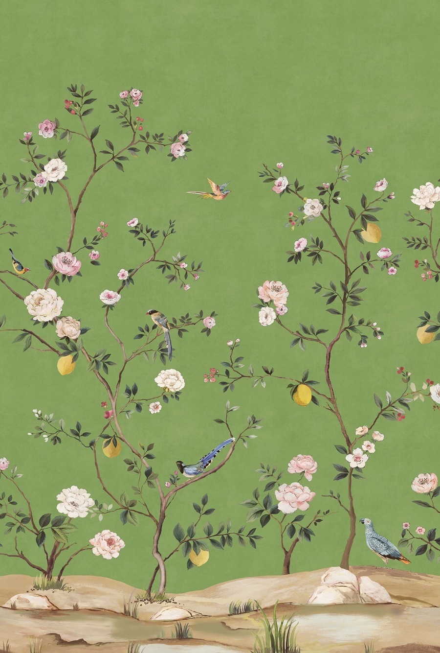 Blossom Chinoiserie Mural Peel & Stick Wallpaper