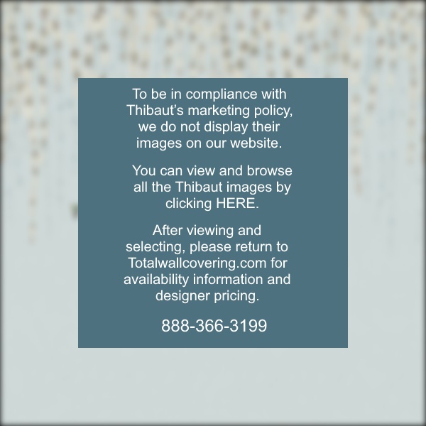 Blossom Mural Blue Wallpaper