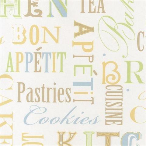 Kitchen Script Wallpaper