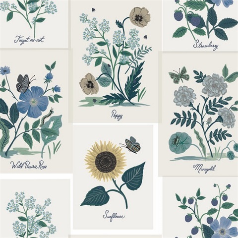 Botanical Prints Wallpaper