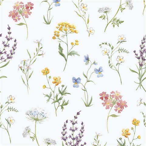 Botanical Spring Blossom Wallpaper