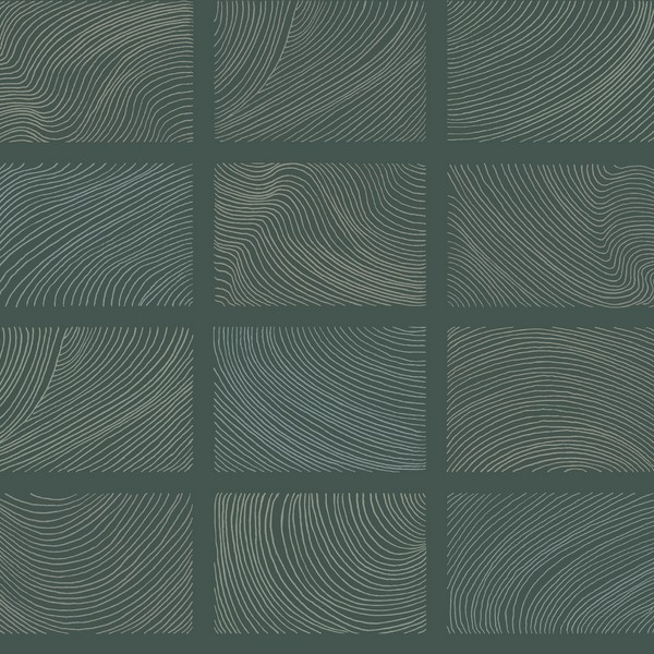 Bronson Evergreen Topography Wallpaper