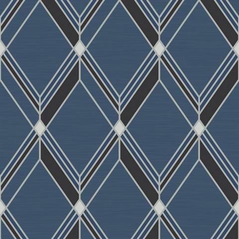 Brooklyn Diamond Geometric Wallpaper