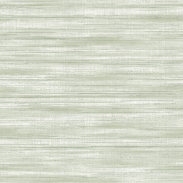 Brushed Linen Green Wallpaper