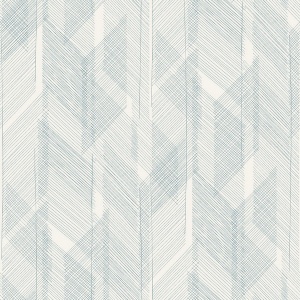 Bryant Blue Crosshatch Wallpaper