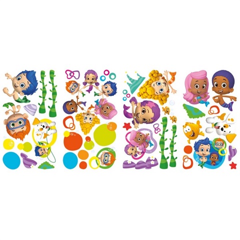 Bubble Guppies Peel And Stick Wall Decals