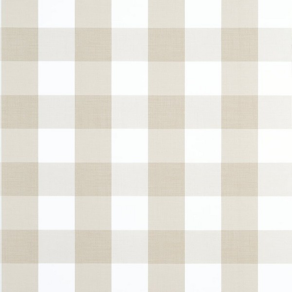 Buffalo Check Beige Wallpaper