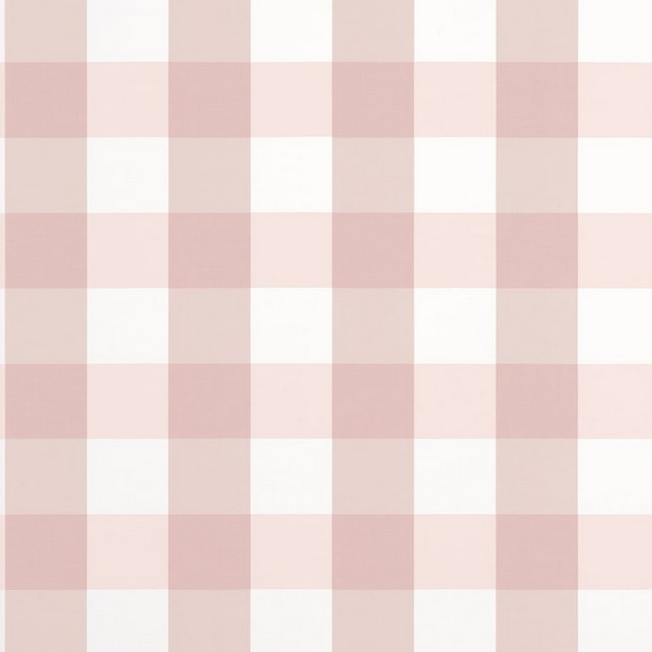 Buffalo Check Blush Wallpaper