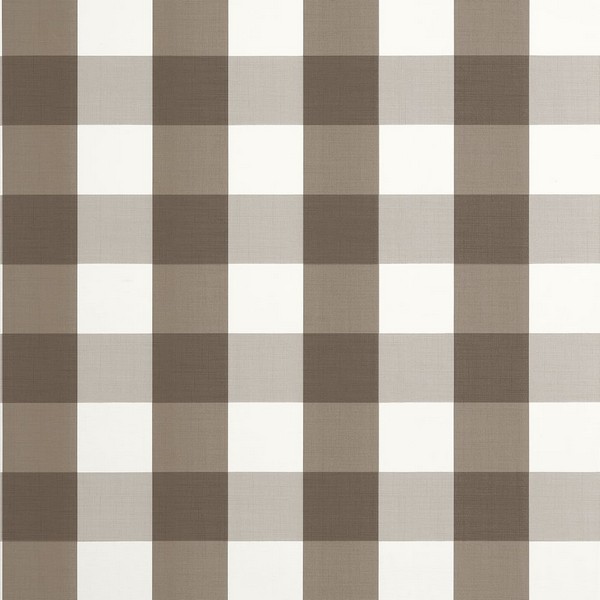 Buffalo Check Brown Wallpaper