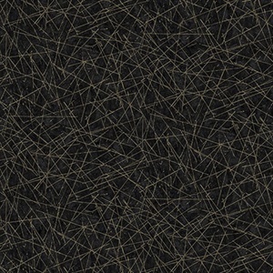 Bulan Black Abstract Lines Wallpaper