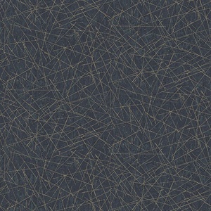 Bulan Dark Blue Abstract Lines Wallpaper