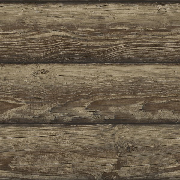 Bunkhouse Mahogany Wallpaper