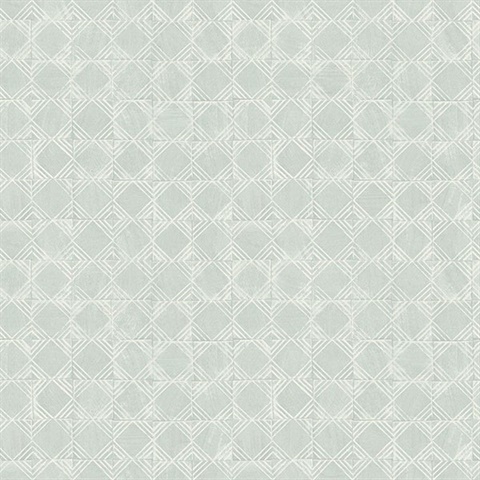 Button Block Aqua Geometric Wallpaper