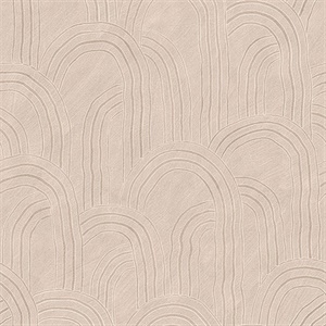 Cabo Pink Rippled Arches Wallpaper