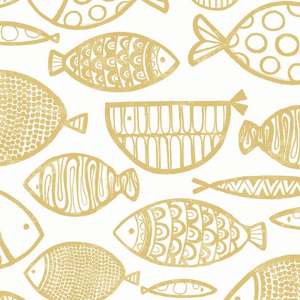 Cadence Fish Honey Wallpaper