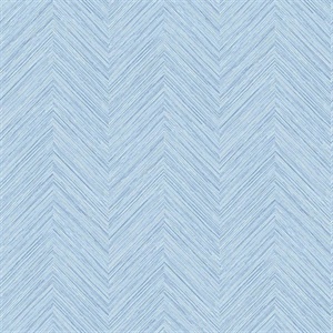 Caladesi Light Blue Faux Linen Wallpaper