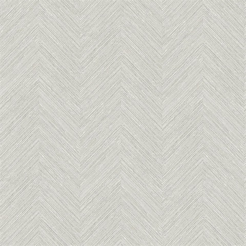 Caladesi Light Grey Faux Linen Wallpaper