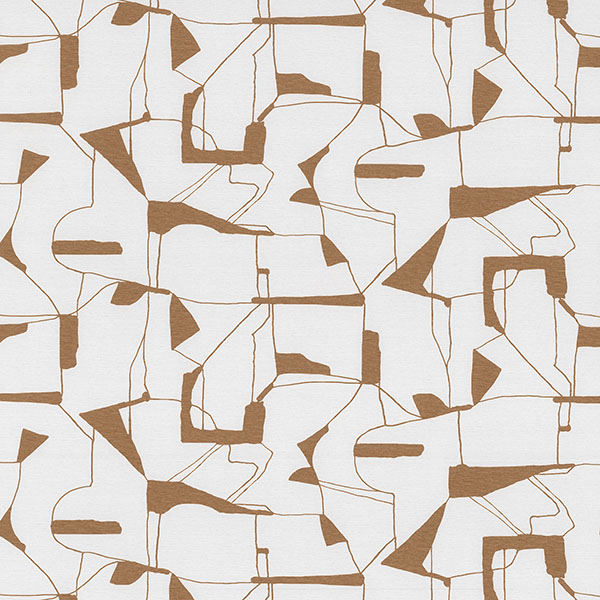 Calder Gold Abstract Wallpaper