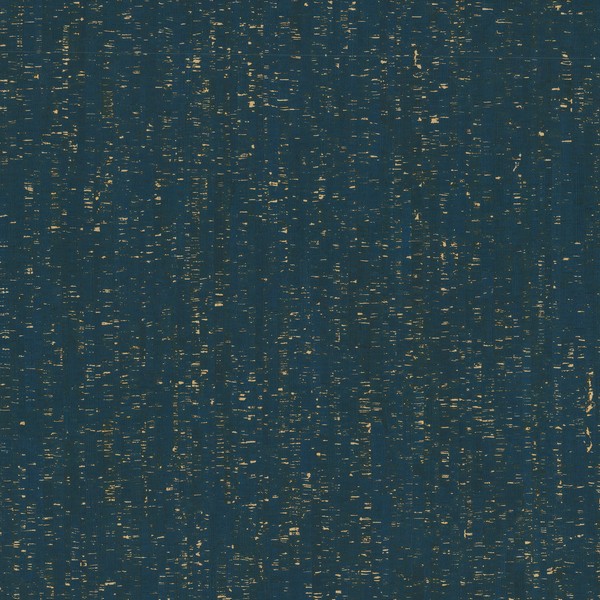 Caldera Cork Navy & Gold Wallpaper